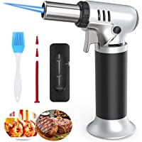 Los mejores  - Bearbro Antorcha de Cocina-Antorcha de Butano Profesional- soplete Antorcha Encendedor y Llama Ajustable- Recargable de…